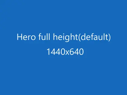 Landing page-Manual Slider-Hero full height(default)